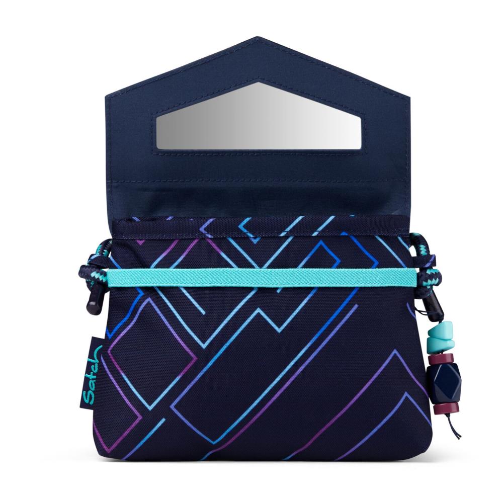 Satch Clutch Purple Laser Girlsbag