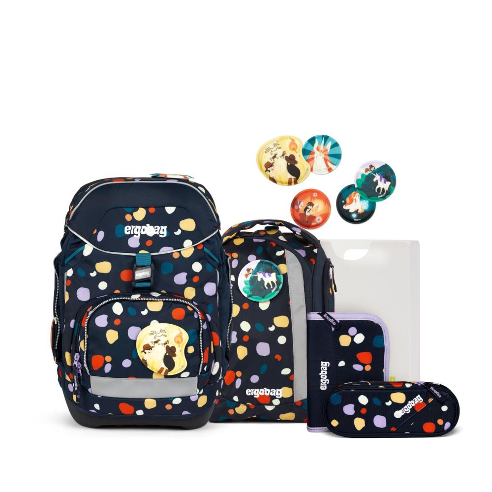 Ergobag Pack Bärnsteinhöhle Schulrucksack Set 6tlg.
