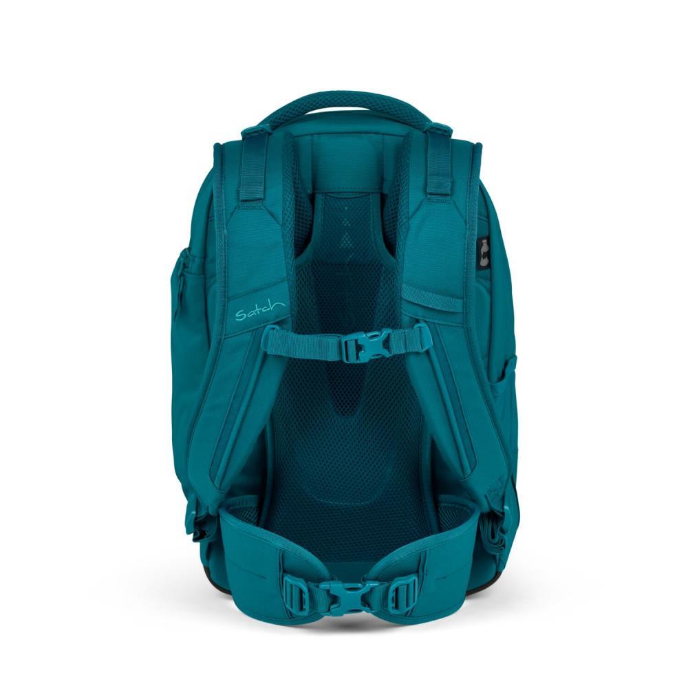Satch Match Deep Petrol Pencil Slider Light Edition Schulrucksack Set 3tlg.