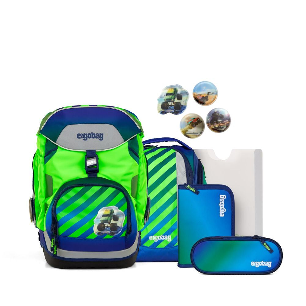 Ergobag Pack TruckBär Neo Edition Schulrucksack Set 6tlg.