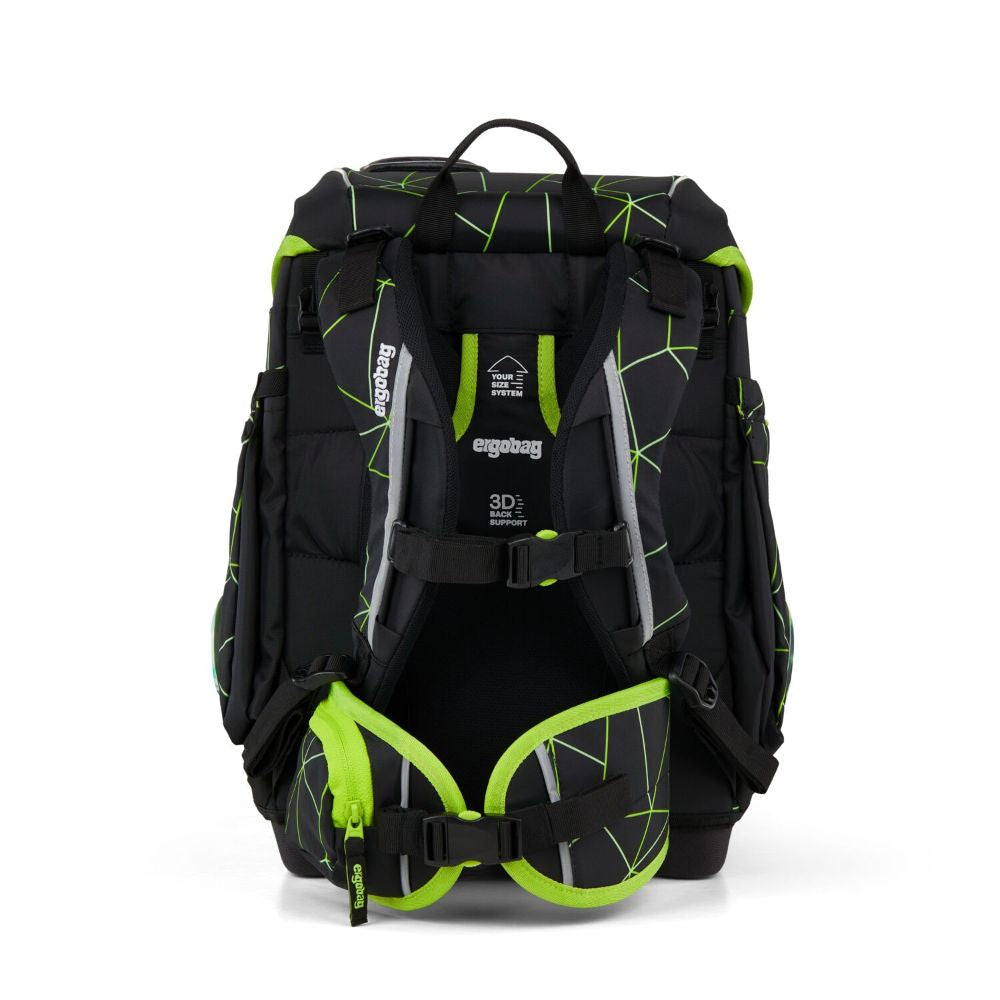 Ergobag Cubo CyBär Race Color Flash Edition Schulranzen Set 5tlg.