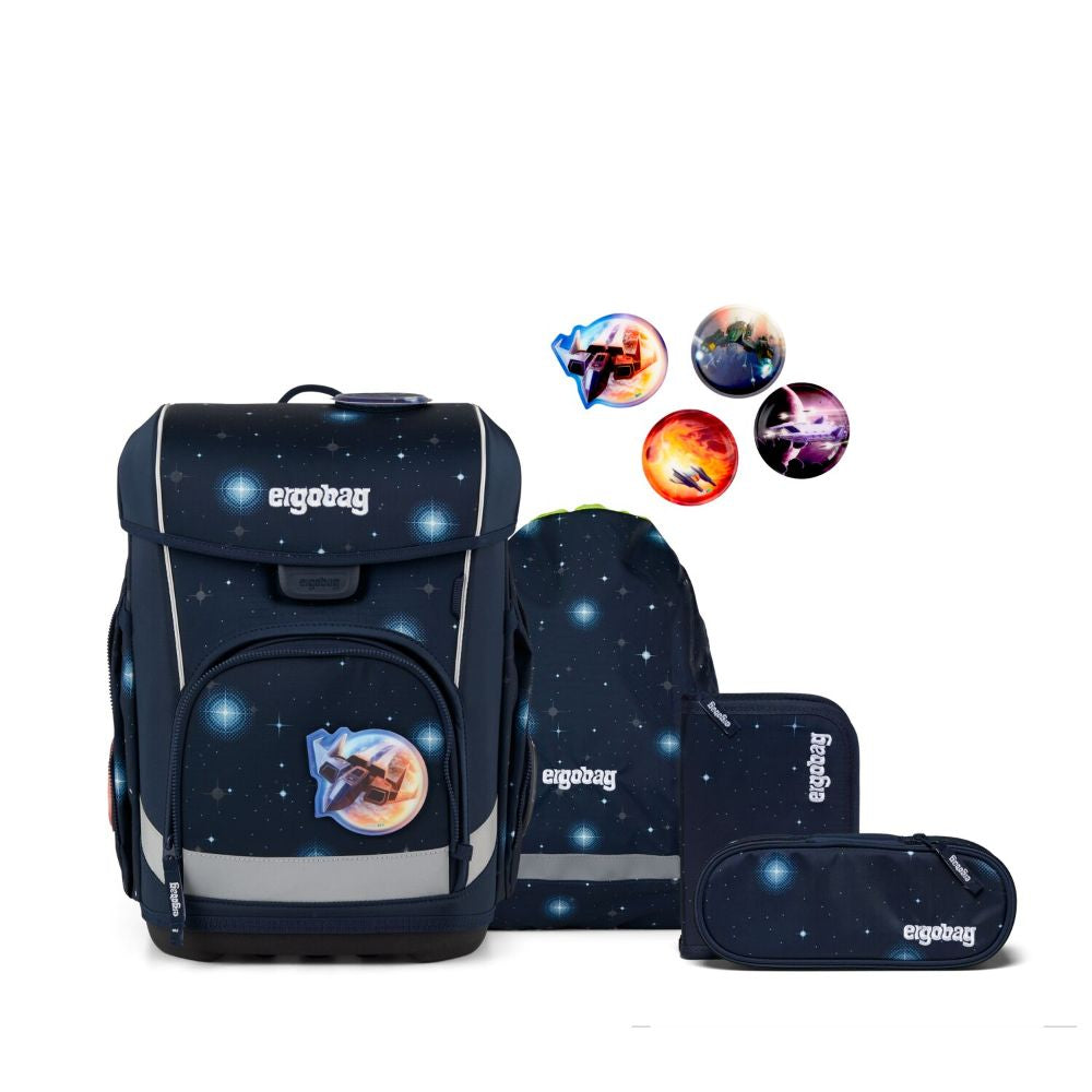 Ergobag Cubo Light Kobärnikus Reflex Edition Schulranzen Set 5tlg.
