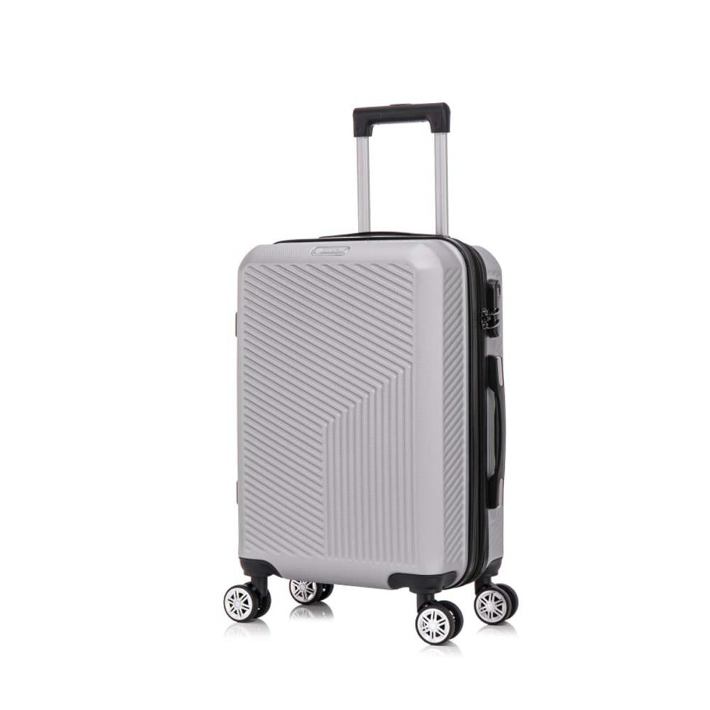 Herolite Rom Silbergrau 4-Doppelrollen Trolley S 57 cm