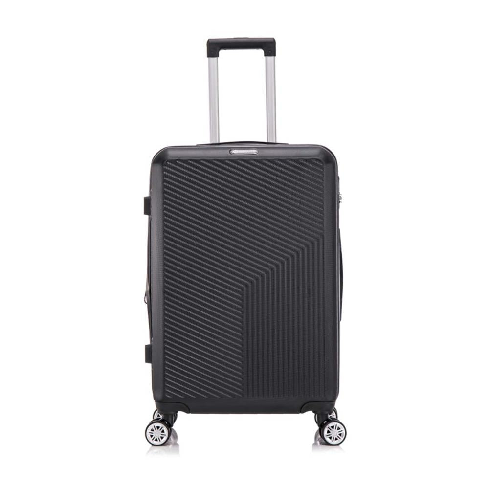 Herolite Berlin Schwarz 4-Doppelrollen Trolley Set 3tlg.