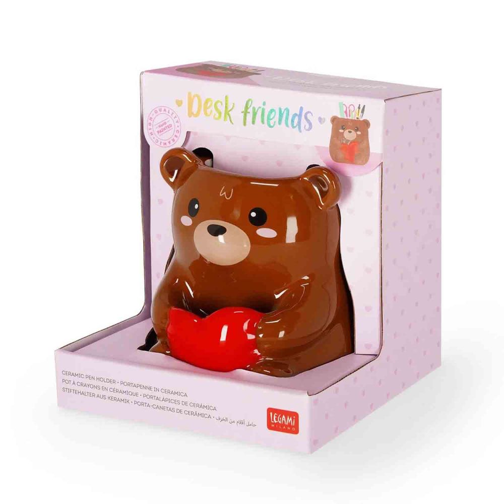 Legami Stiftehalter Keramik Teddybär