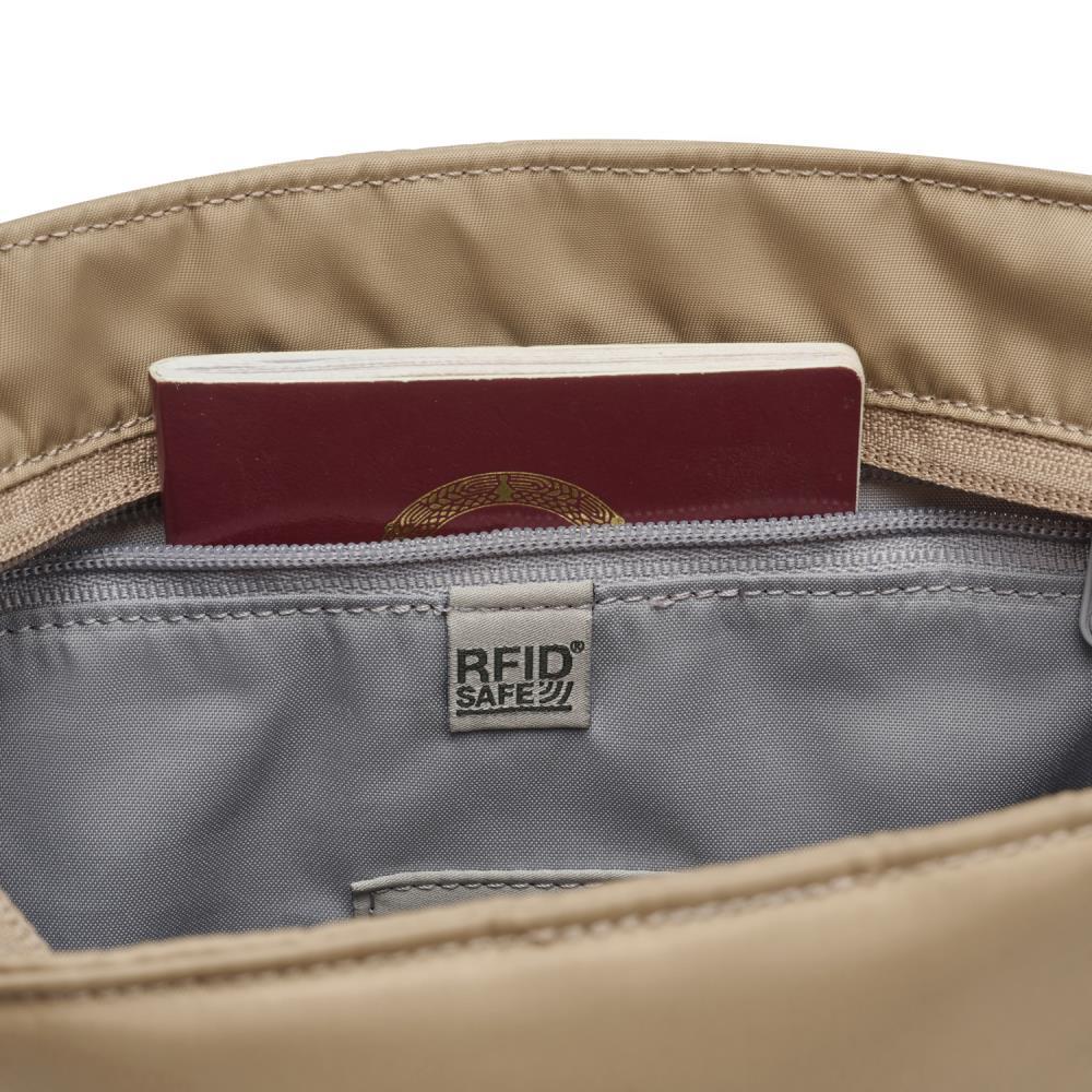 Pacsafe W Taupe Anti-Theft Crossbody