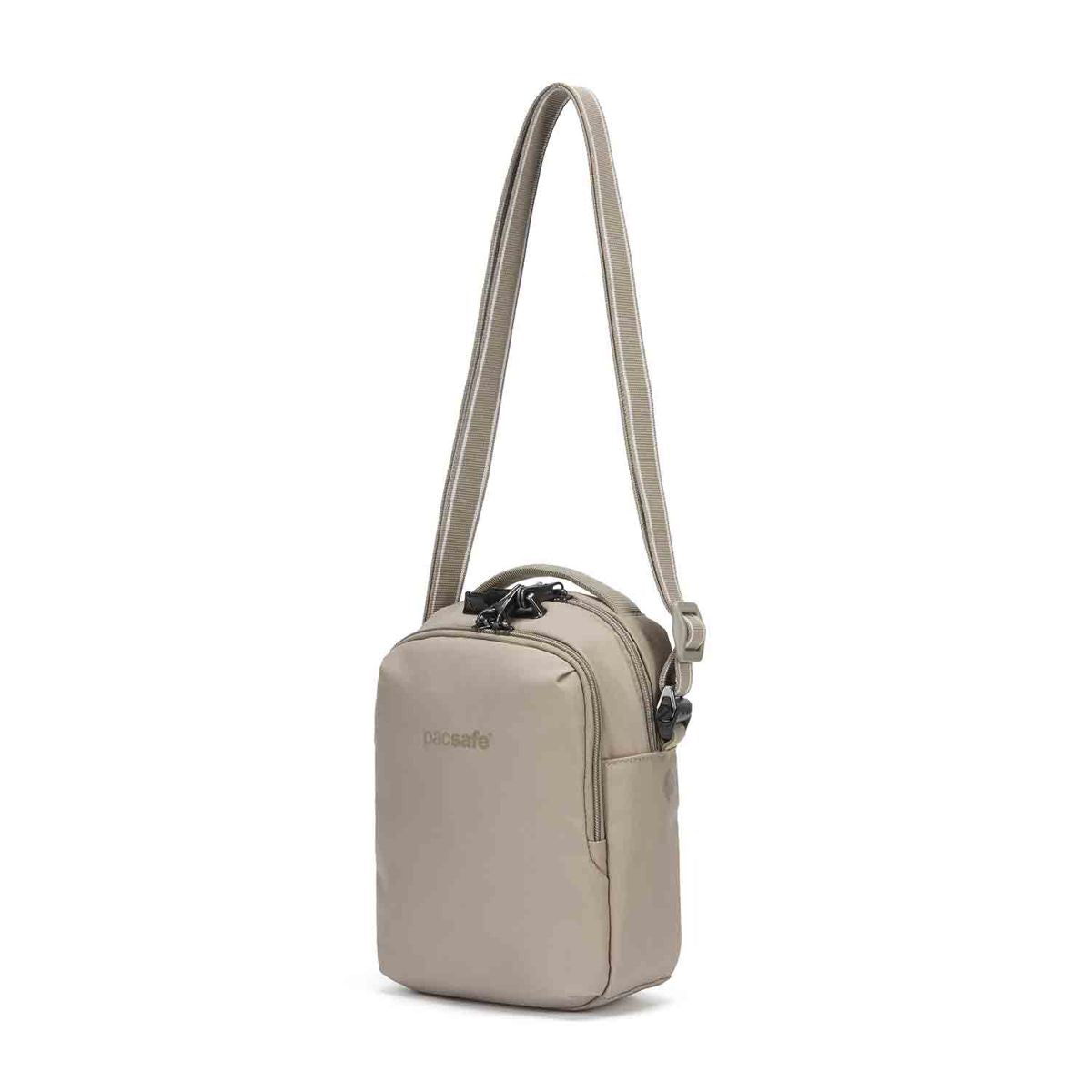 Pacsafe V Companion Beige Anti-Theft Crossbody