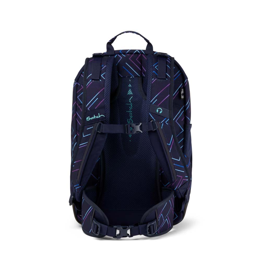Satch Air Purple Laser Beauty and The School Schulrucksack Set 3tlg.