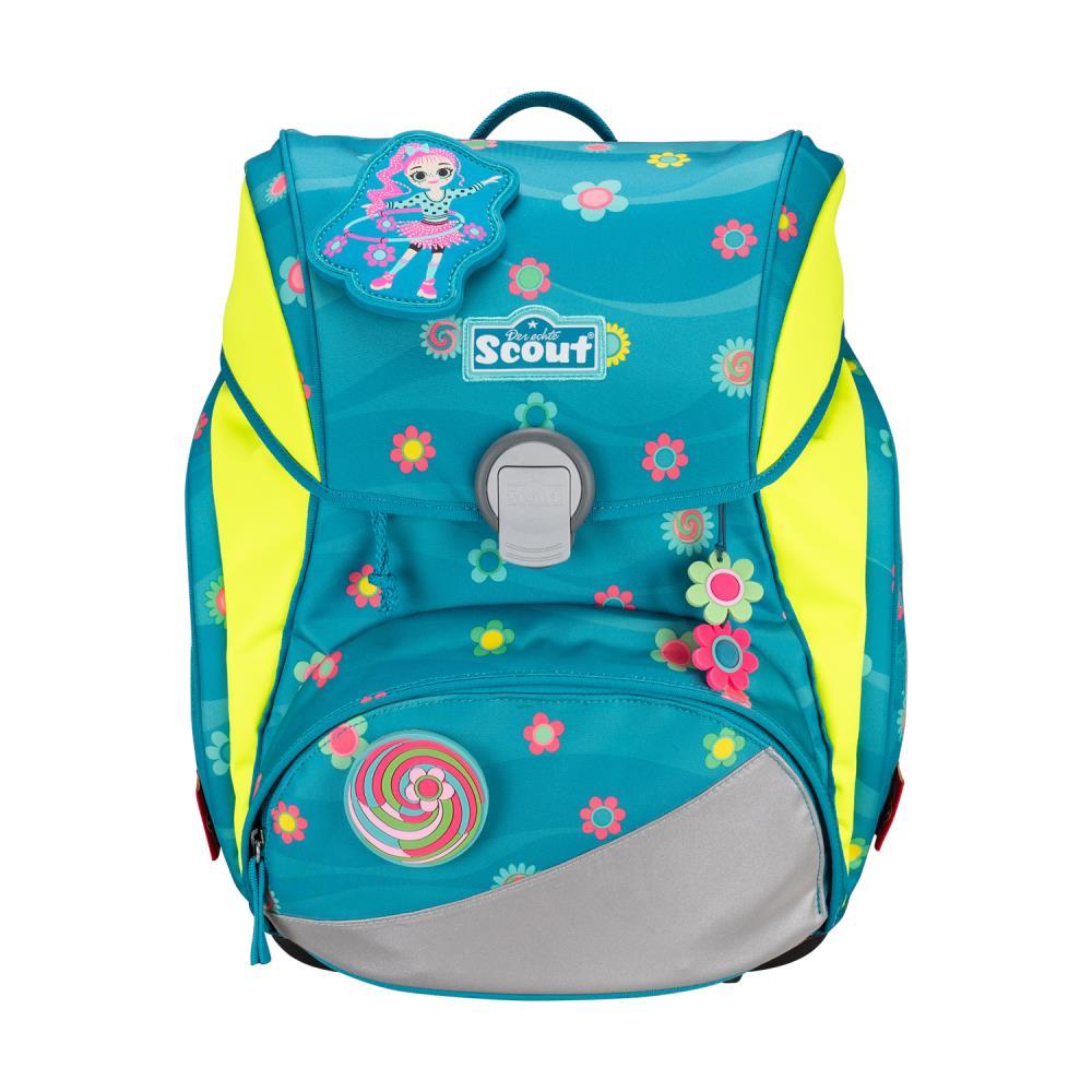 Scout Alpha Little Flowers Schulrucksack Set 4tlg.