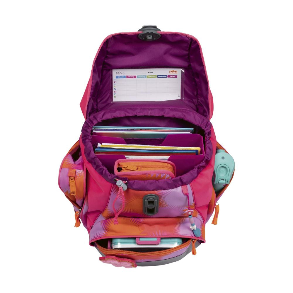 Scout Alpha Florida Sunset Schulrucksack Set 4tlg.
