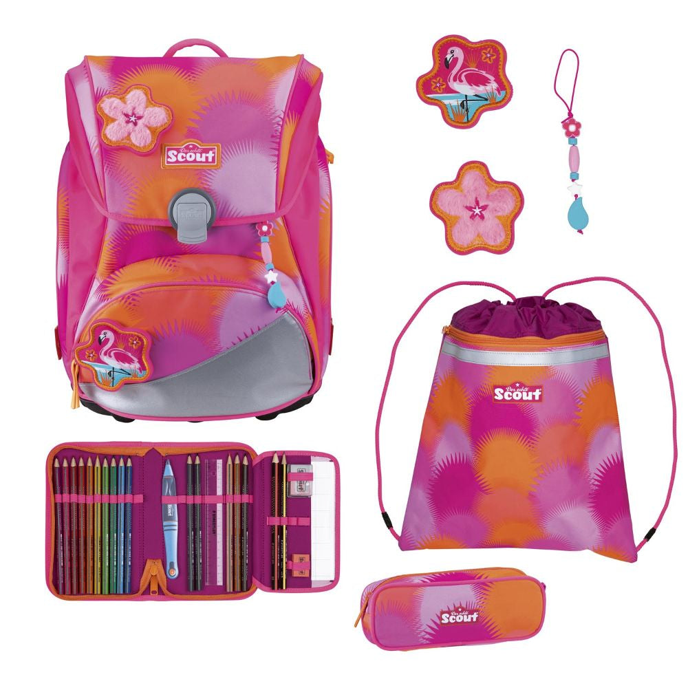 Scout Alpha Florida Sunset Schulrucksack Set 4tlg.