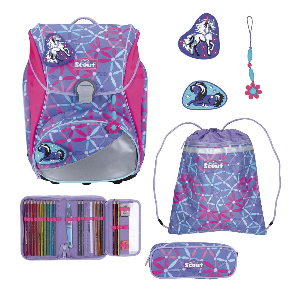 Scout Alpha Pony Love Schulrucksack Set 4tlg.