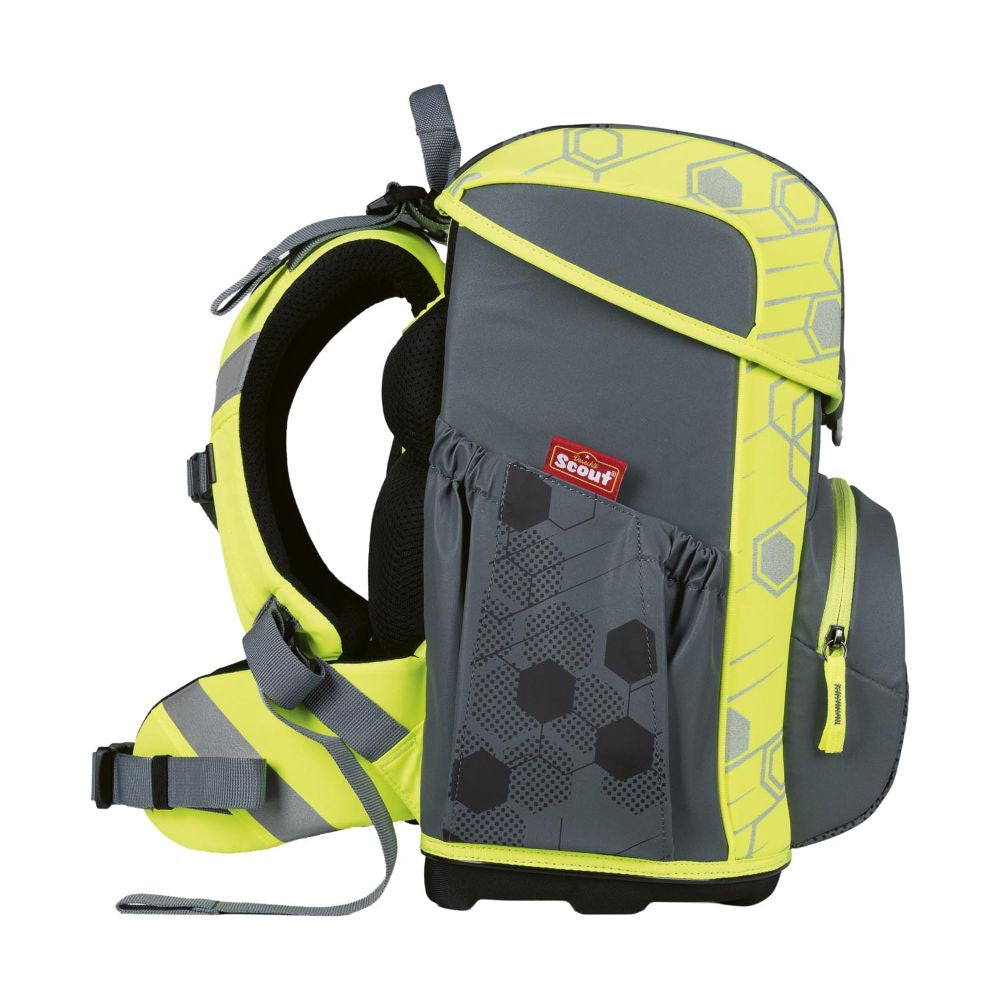Scout Exklusiv Superflash Extreme Neo Soccer Star Schulranzen 4tlg.