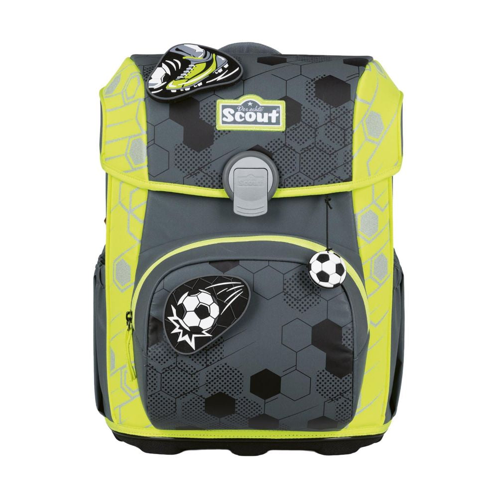 Scout Exklusiv Superflash Extreme Neo Soccer Star Schulranzen 4tlg.