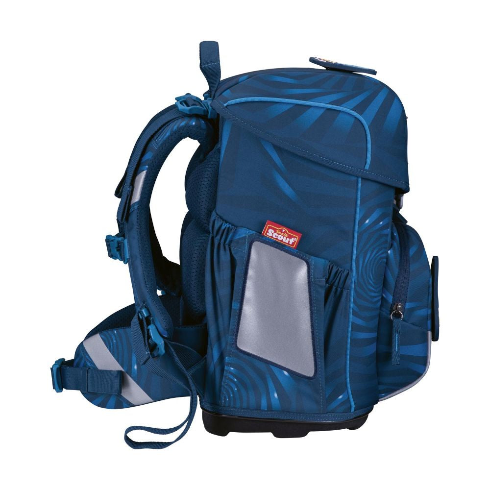 Scout Exklusiv LED Neo Rocket Rider Schulranzen Set 4tlg.