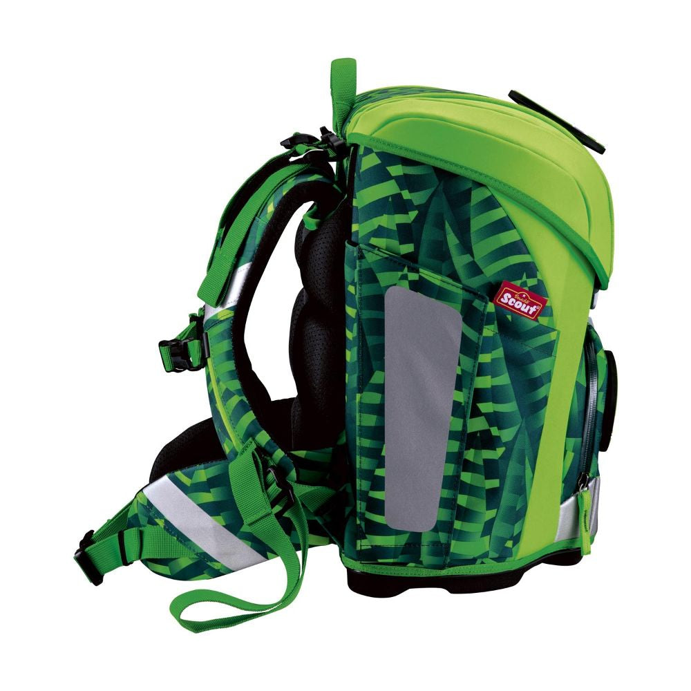 Scout Micro Danger Dino Schulranzen Set 4tlg.
