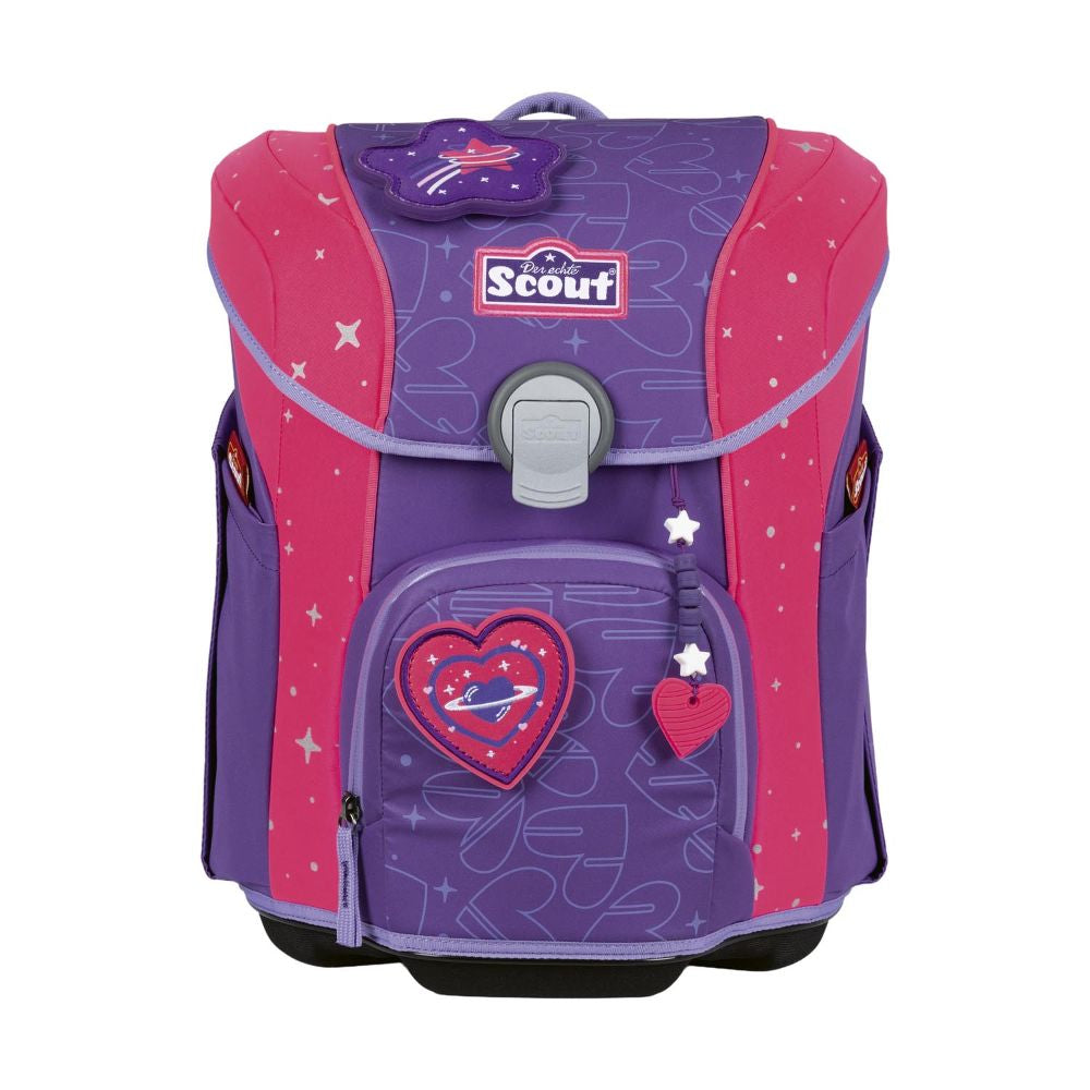 Scout Exklusive Superflash Extreme Micro Heartbeat Schulranzen Set 4tlg.