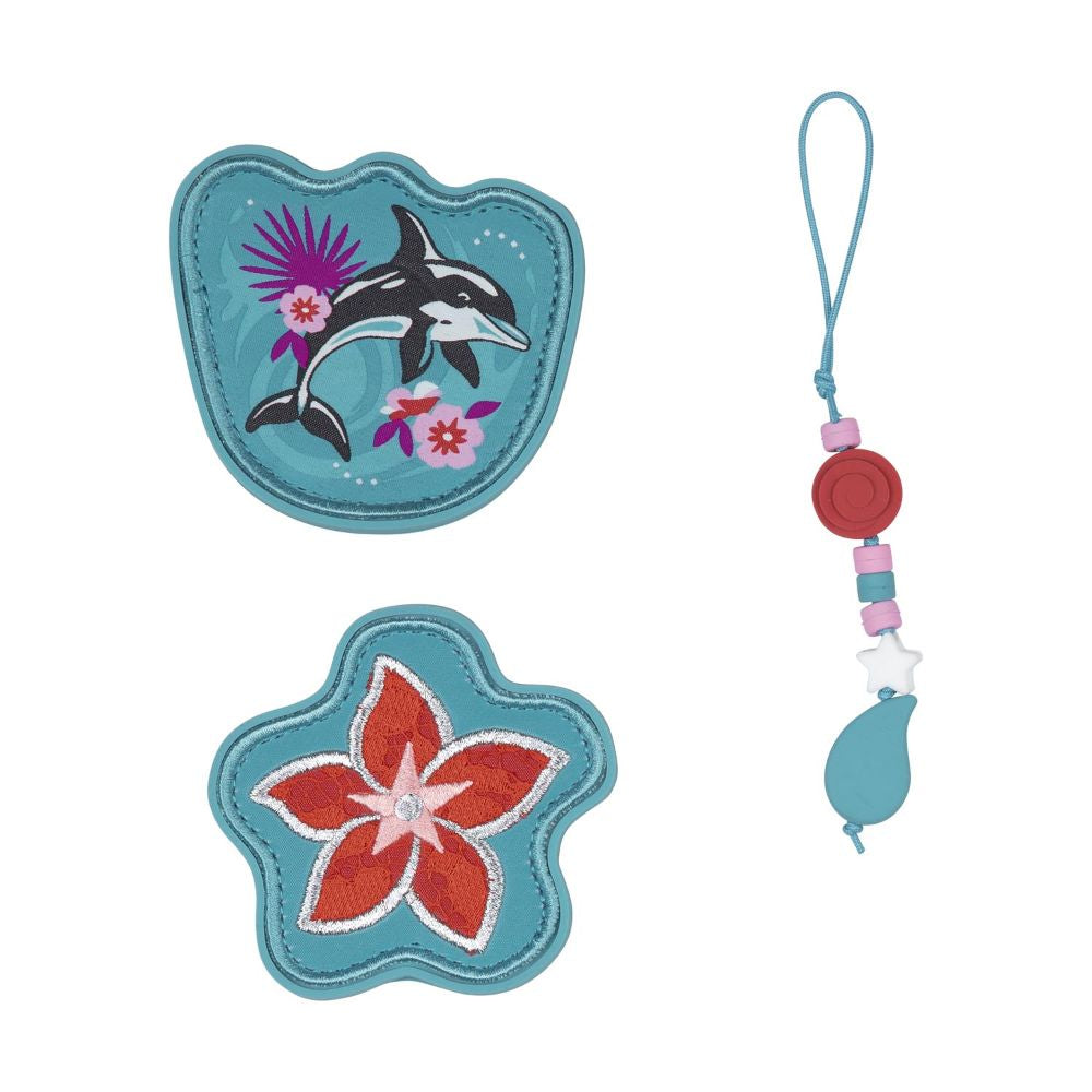 Scout Exlusiv Micro Safety Light Aloha Schulranzen Set 4tlg.