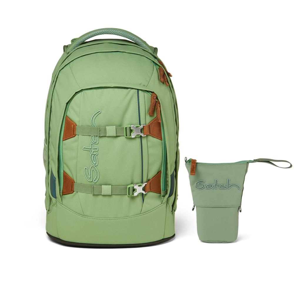 Satch Pack Nordic Jade Green Skandi Edition Schulrucksack Set 2tlg.