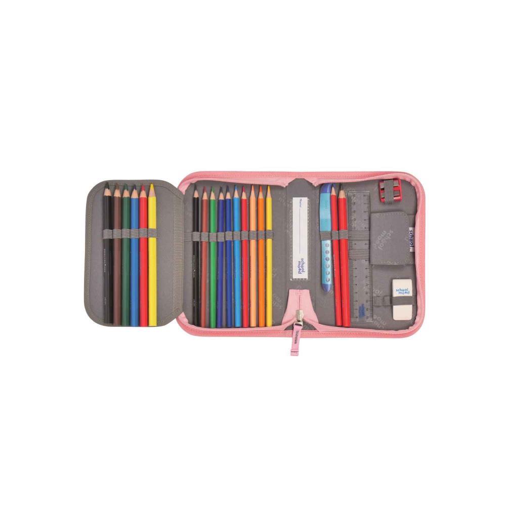 School Mood Timeless Pro Mila Pferd Schulranzen Set 7tlg.
