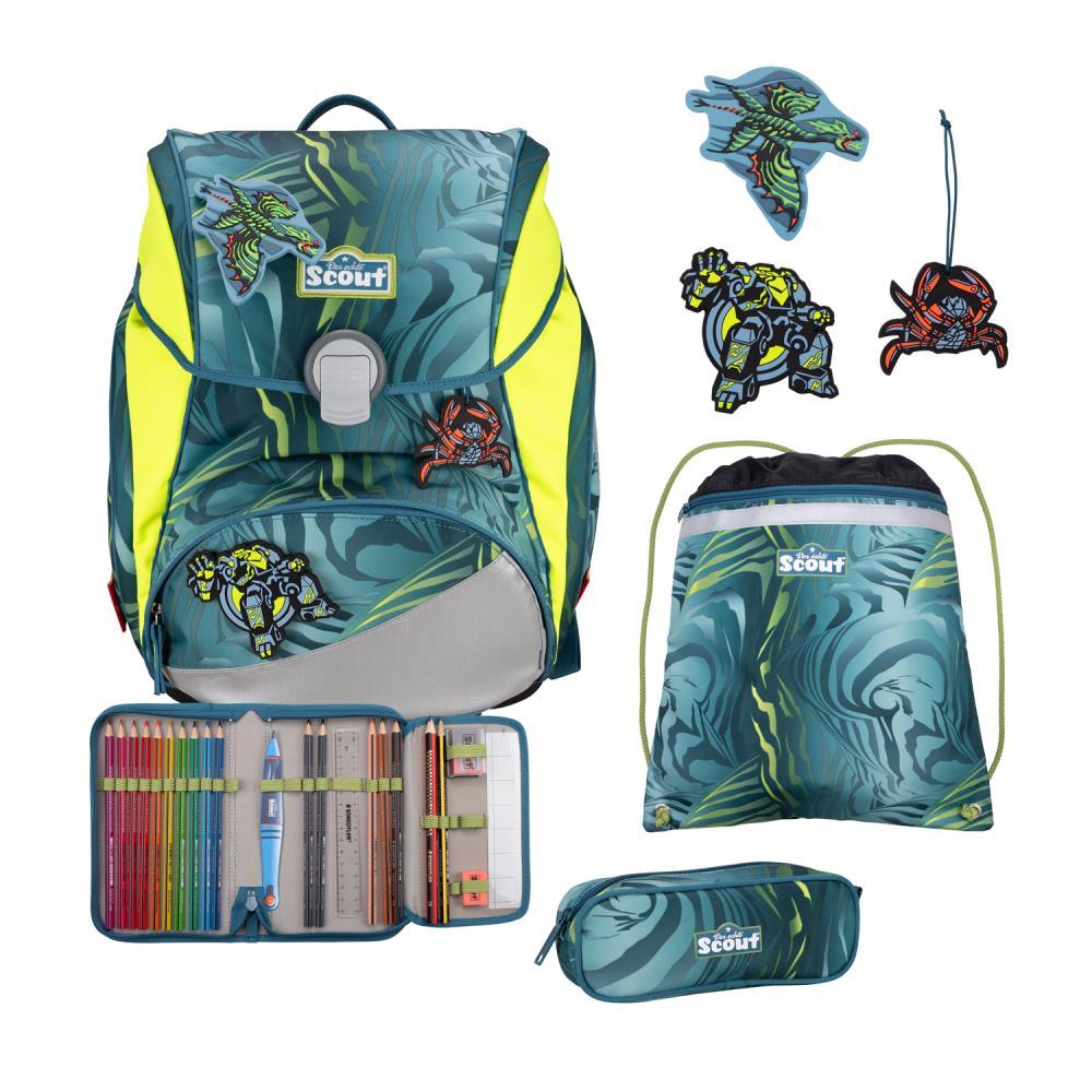 Scout Alpha Action Schulrucksack Set 4tlg.