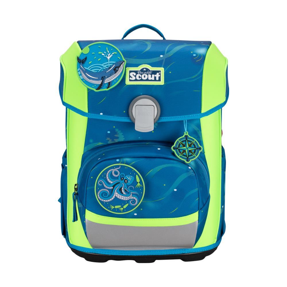 Scout Neo Deep Sea Schulranzen Set 4tlg.