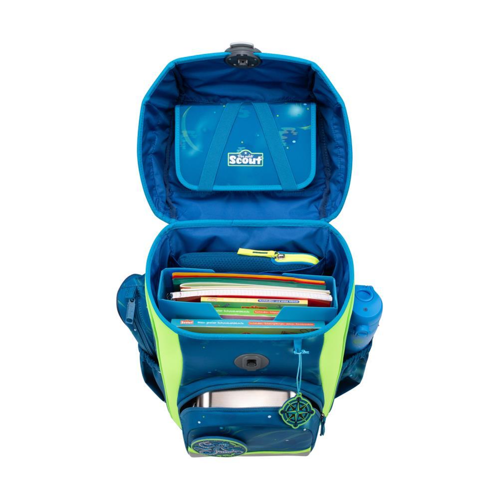 Scout Neo Deep Sea Schulranzen Set 4tlg.