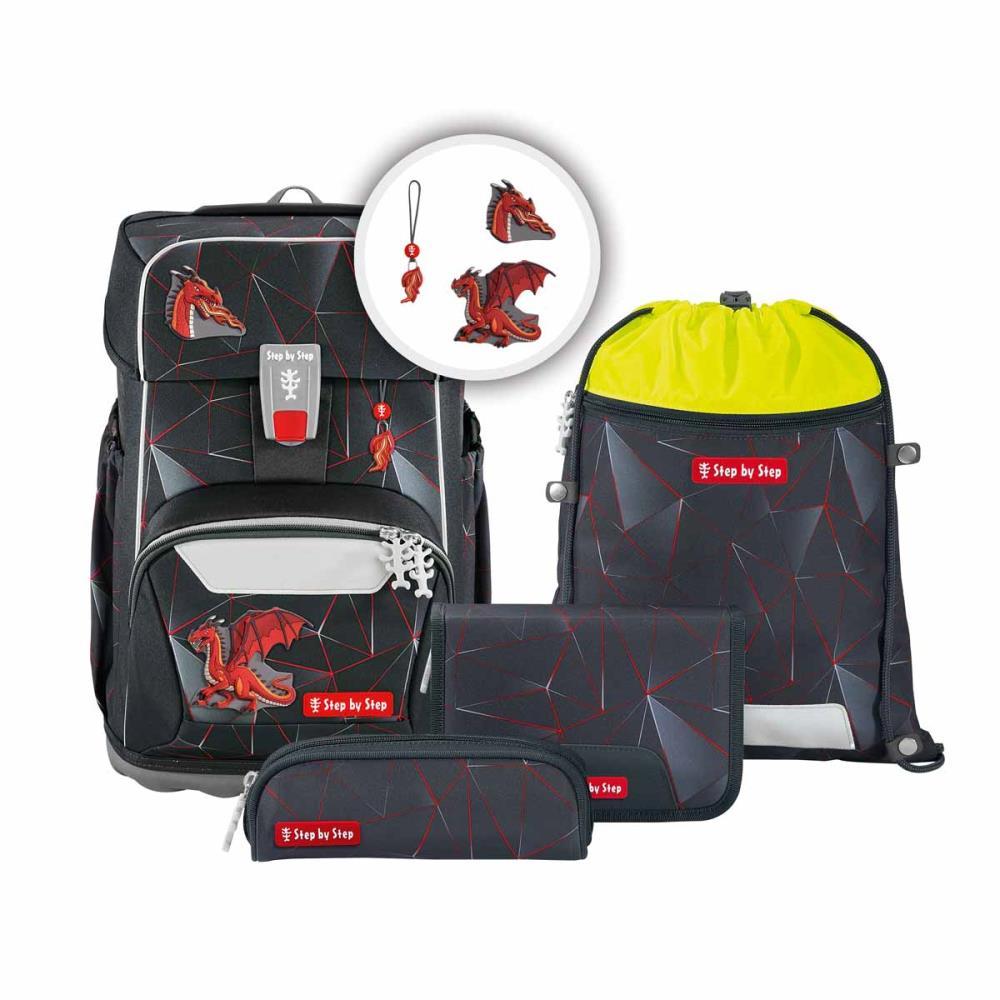 Step by Step Giant Dragon Drako Schulranzen Set 5tlg.