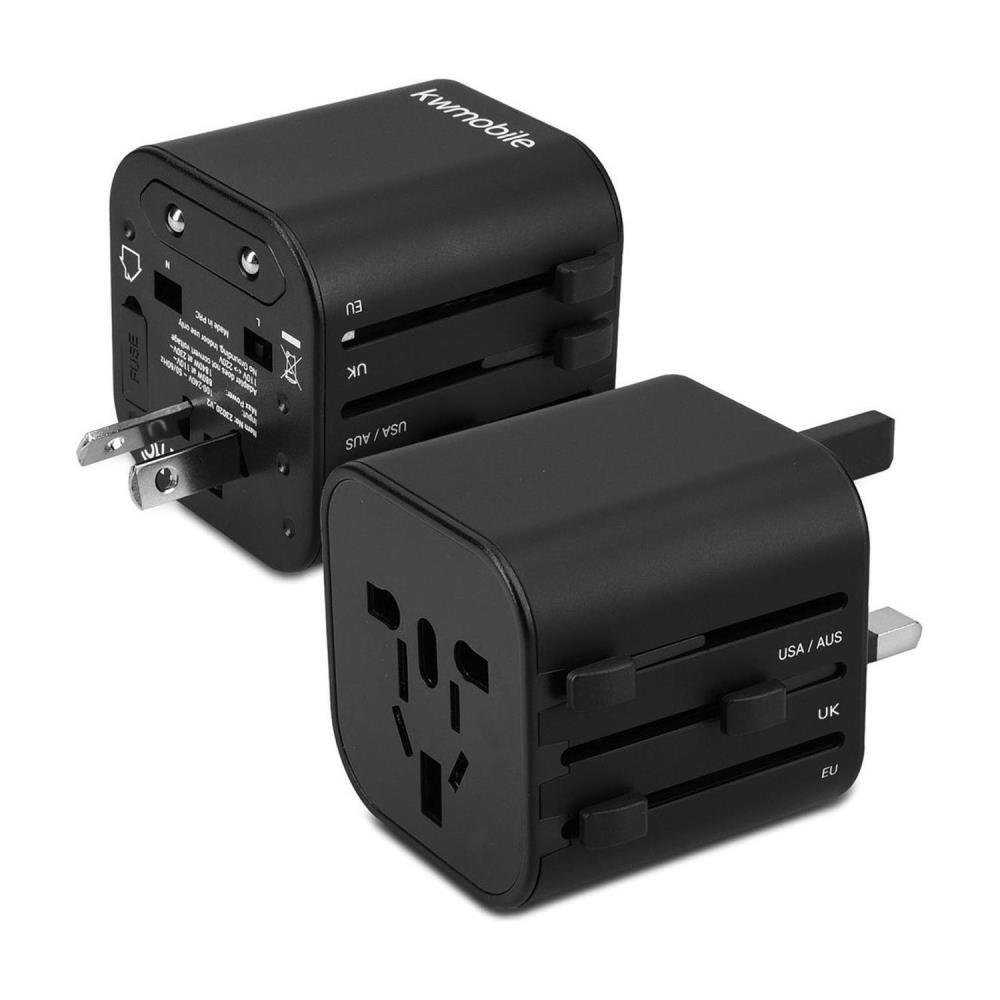 Universal Reiseadapter Schwarz