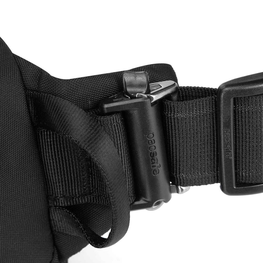 Pacsafe V Hip Pack Black Anti-Theft Bauchtasche