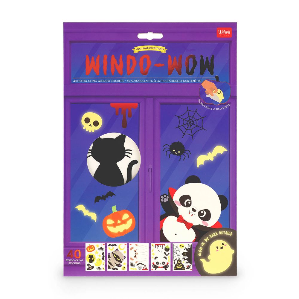 Legami Halloween Fenstersticker Window-Wow