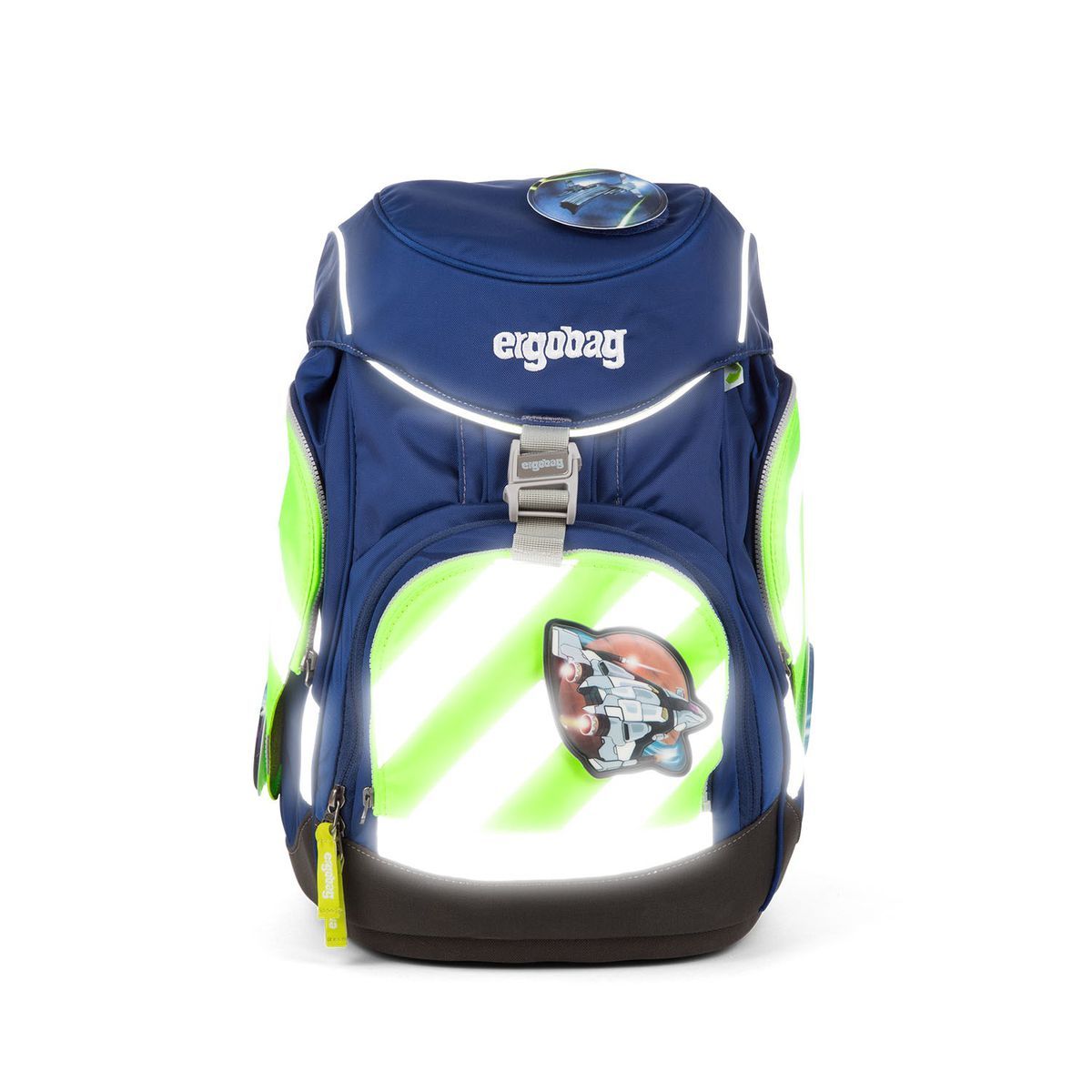 Ergobag Sicherheitsset Grün mit Reflektorstreifen 3tlg.