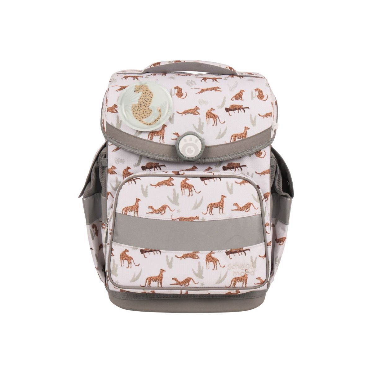 School Mood Timeless Air Leopard Nordic Collection Schulranzen Set 7tlg.