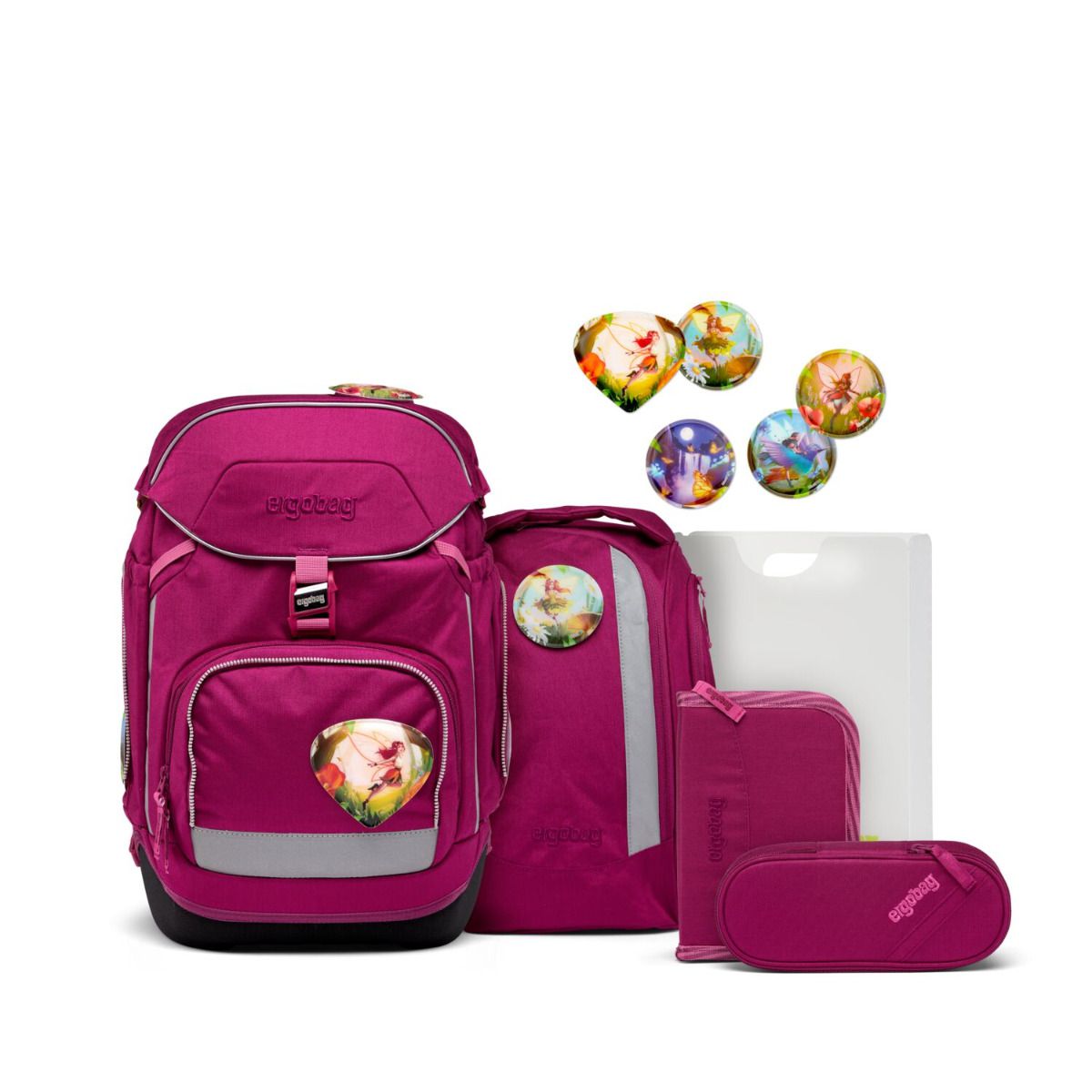 Ergobag Pack WaldzauBär Eco Hero Edition Schulrucksack Set 6tlg.