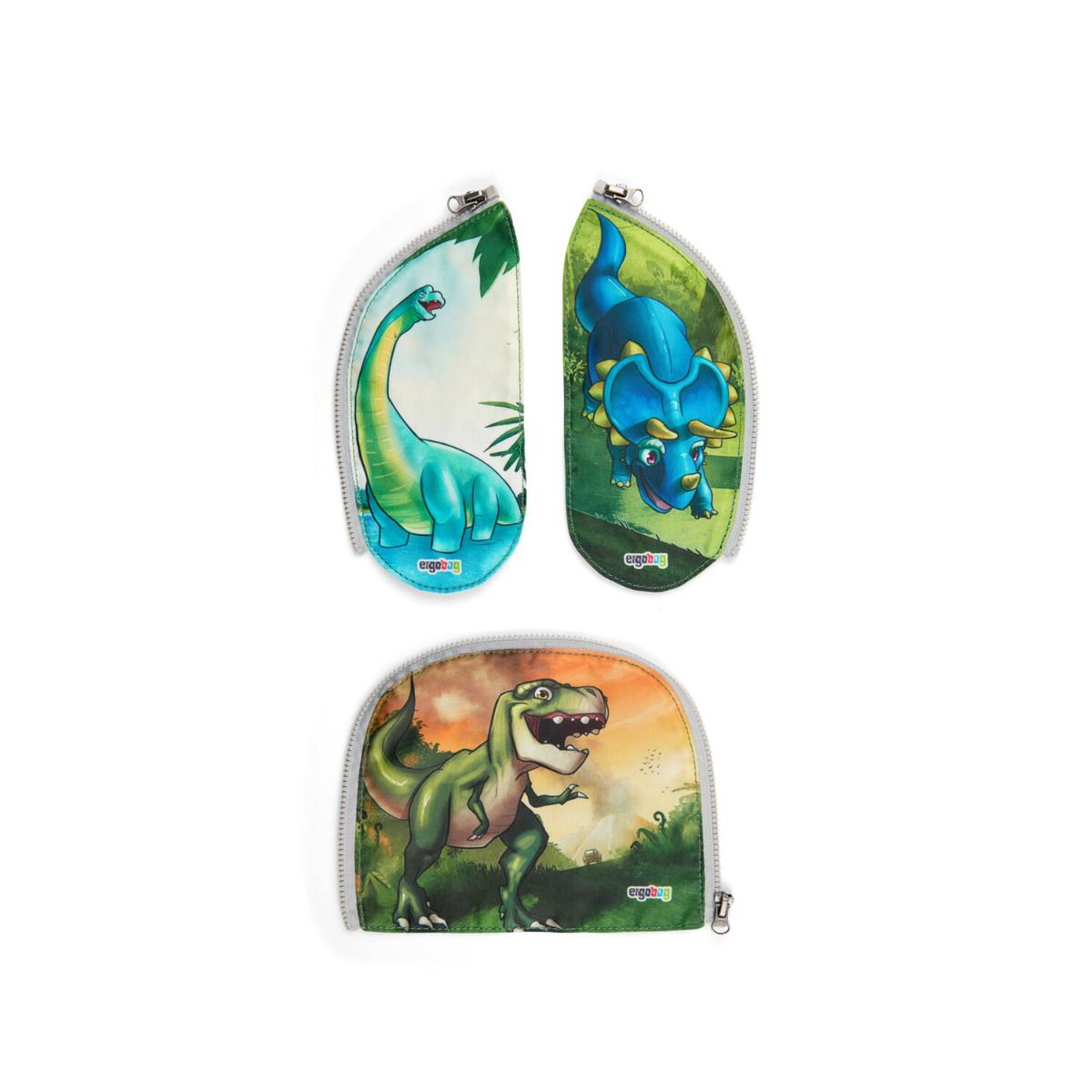 Ergobag Zippies Dinowelt Zip-Seitenflächen 3tlg.