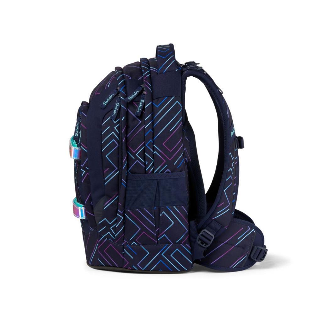 Satch Pack Purple Laser Beauty & The School Edition Schulrucksack Set 3tlg.