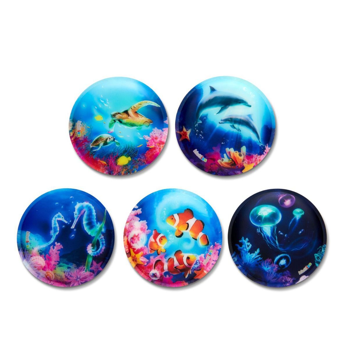Ergobag Klettie-Set 5tlg. Leuchtende Unterwasserwelt