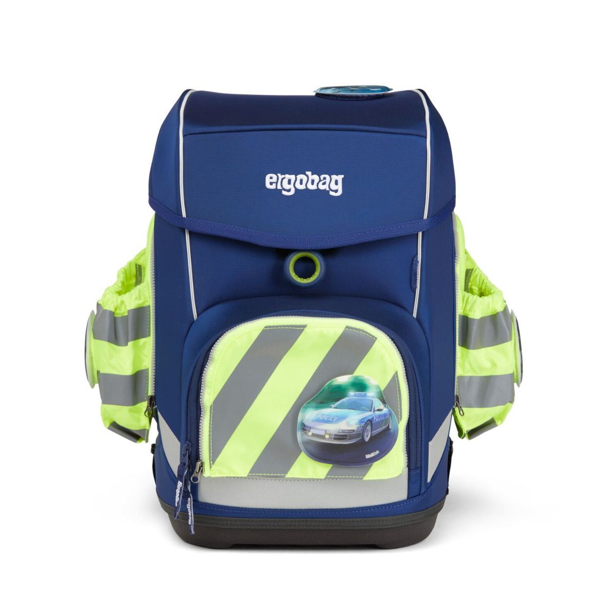 Ergobag Seitentaschen Zip-Set mit Reflektorstreifen Gelb 3tlg.