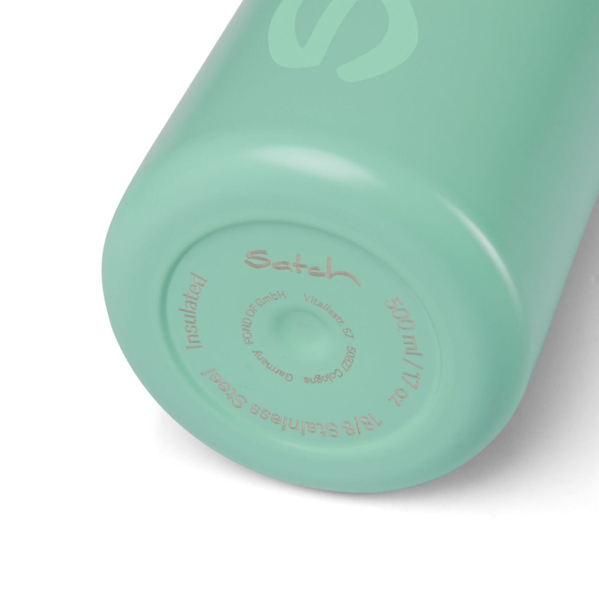 Satch Trinkflasche 0,5 Liter Edelstahl Mint