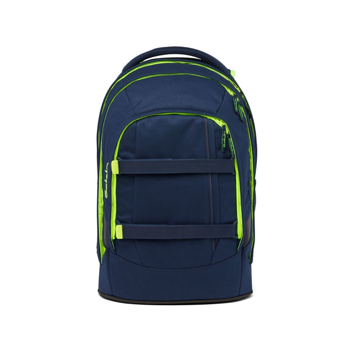 Satch Pack Toxic Yellow Schulrucksack Set 3tlg.