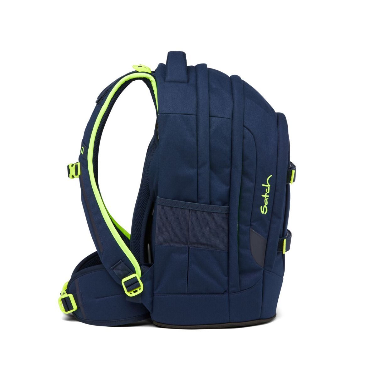Satch Pack Toxic Yellow Schulrucksack Set 2tlg.