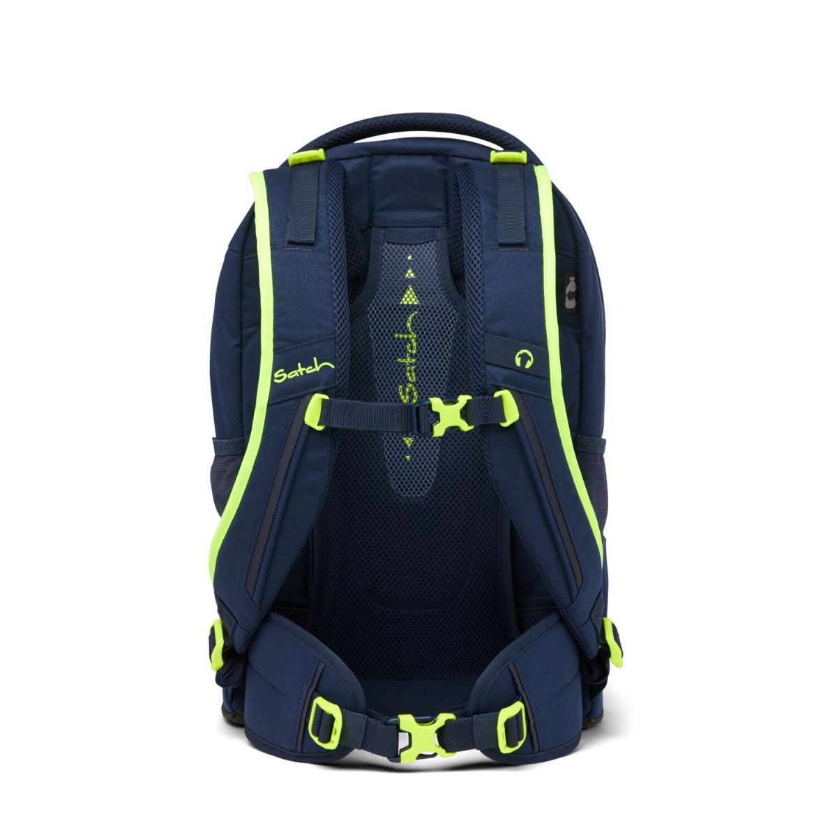 Satch Pack Toxic Yellow Schulrucksack Set 2tlg.