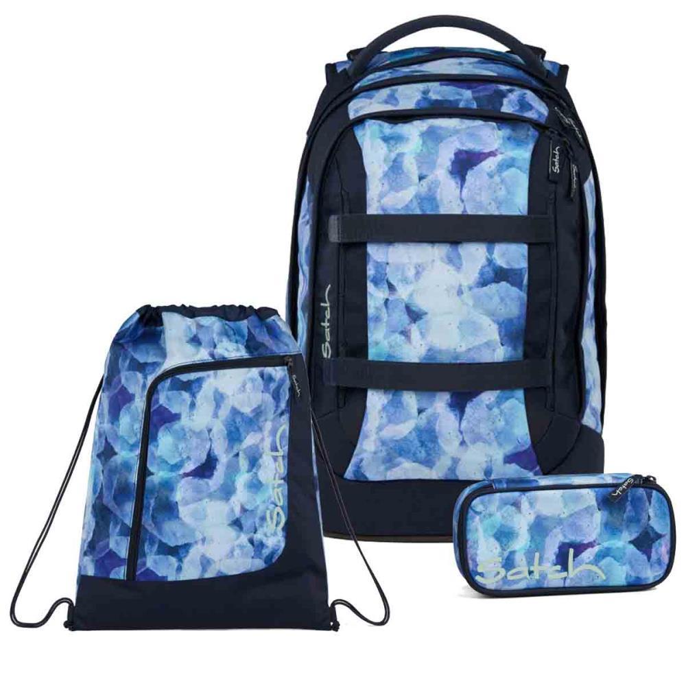 Satch Pack Blurry Sky Schulrucksack Set 3tlg.