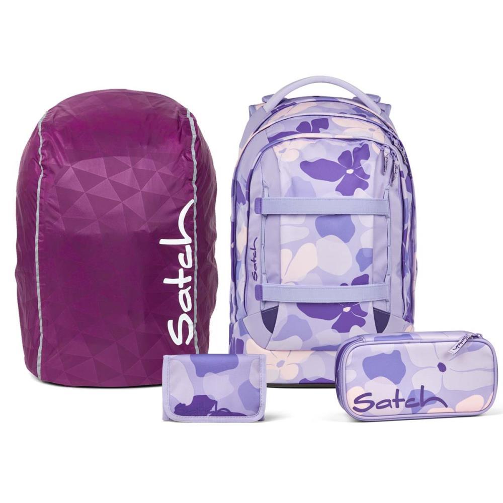 Satch Pack Lilac Blossom Streetwalk Edition Schulrucksack Set 4tlg.