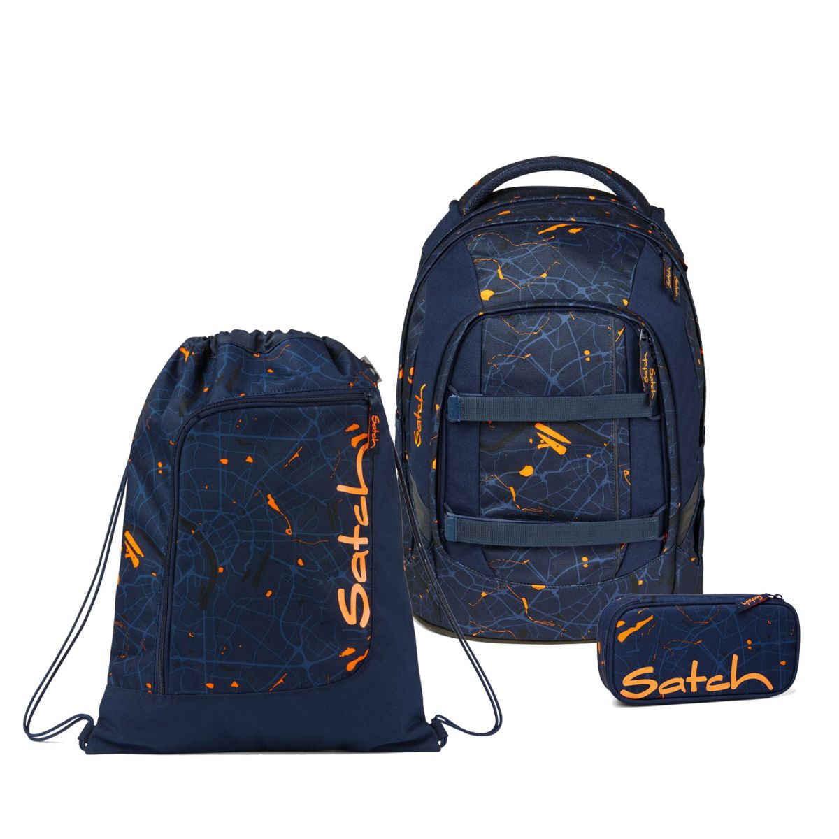 Satch Pack Urban Journey Schulrucksack Set 3tlg.